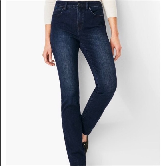 Talbot’s Flawless Five Pocket Straight Cut Jeans - Picture 1 of 11